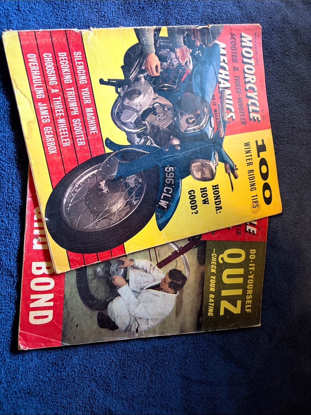 Vintage Motorcycle Mechanics Magazines - from 1961 and 1962